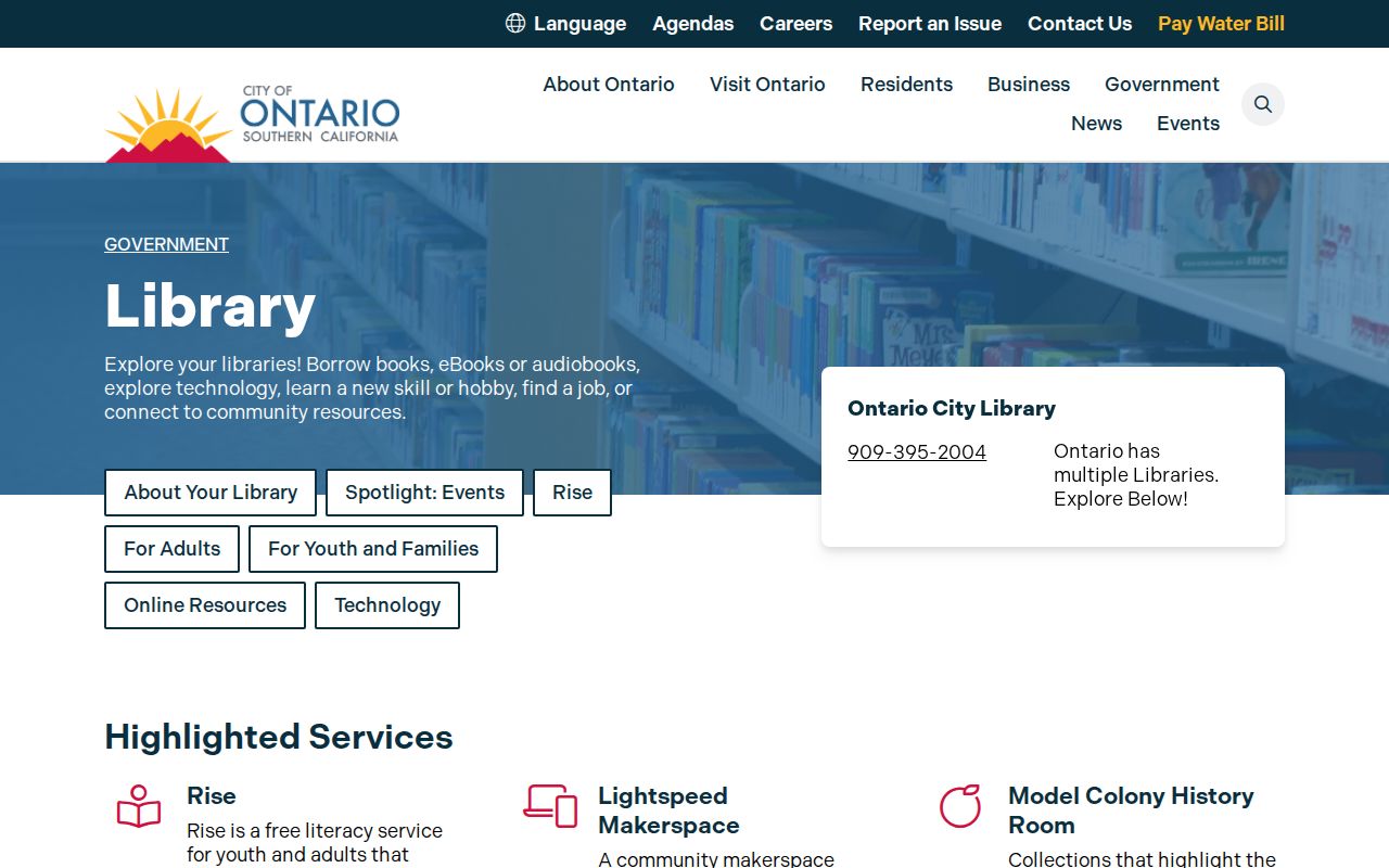 Ontario city directory local library collection